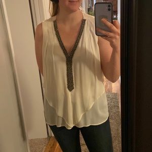 Spence tank blouse. Off white